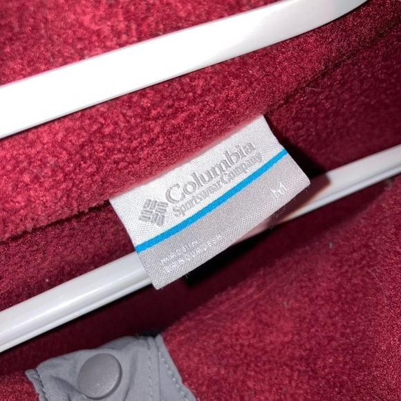 Grey/Red Columbia Fleece - Picture 3 of 3
